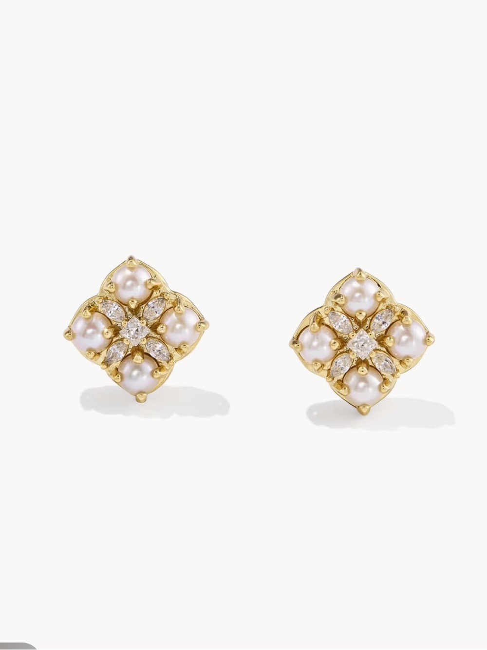 NWT Kendra Scott Dira Pearl Stud Earring